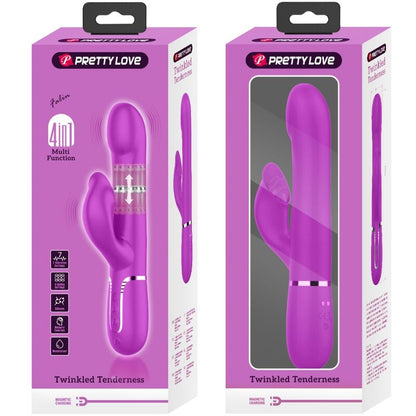 Vibratore Perle coniglio viola di Pretty Love, immagine 10