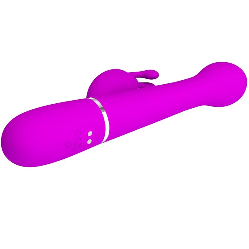 Vibratore Dejon rabbit 3 in 1 viola multifunzione di Pretty Love, immagine 6
