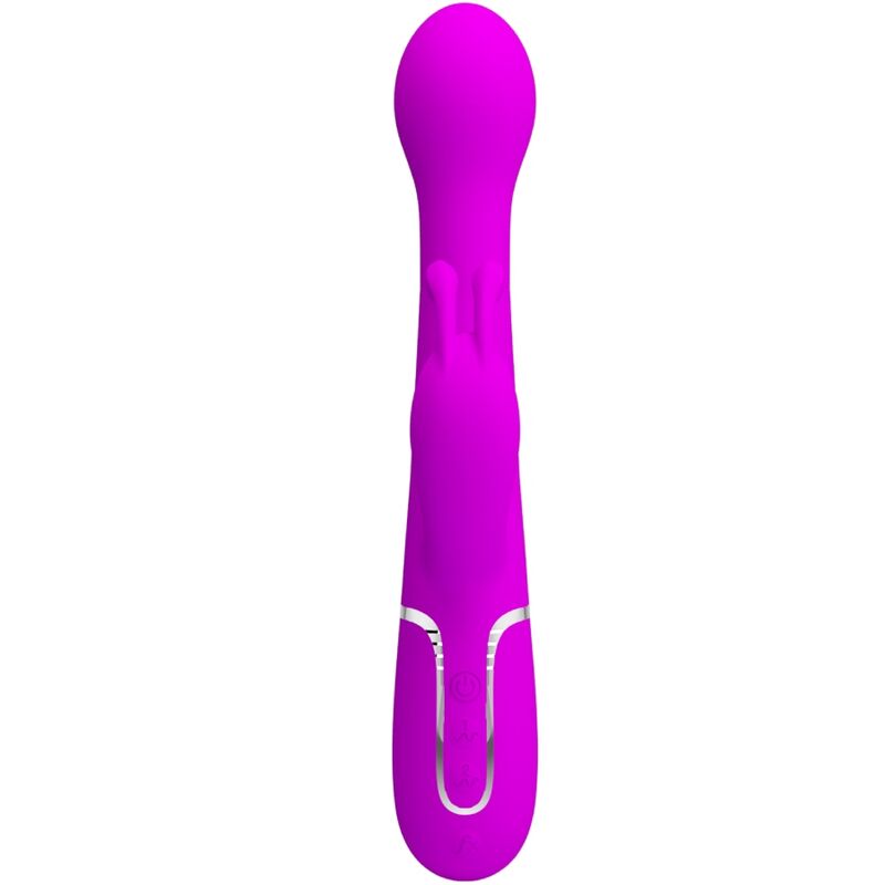 Vibratore Dejon rabbit 3 in 1 viola multifunzione di Pretty Love, immagine 2