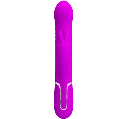 Vibratore rabbit perle vibranti Coale viola di Pretty Love, immagine 2