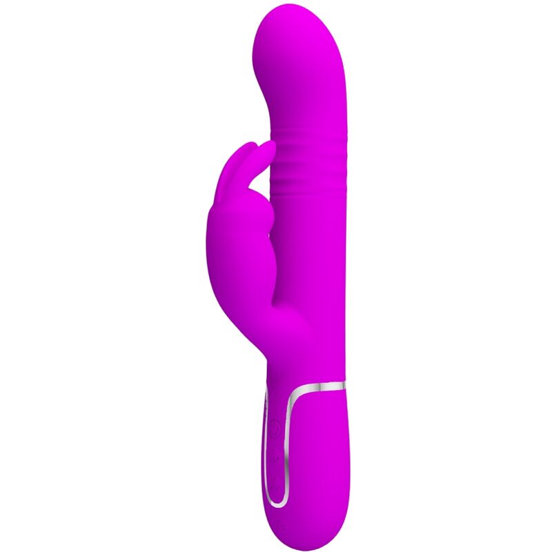 Vibratore rabbit perle vibranti Coale viola di Pretty Love