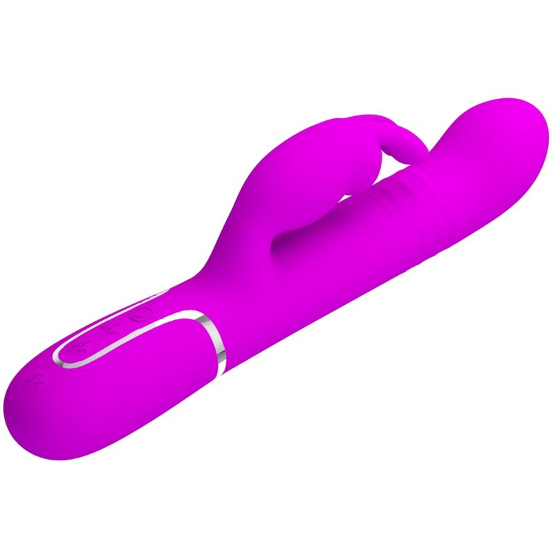 Vibratore rabbit perle vibranti Coale viola di Pretty Love, immagine 4
