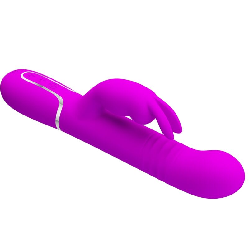 Vibratore rabbit perle vibranti Coale viola di Pretty Love, immagine 3