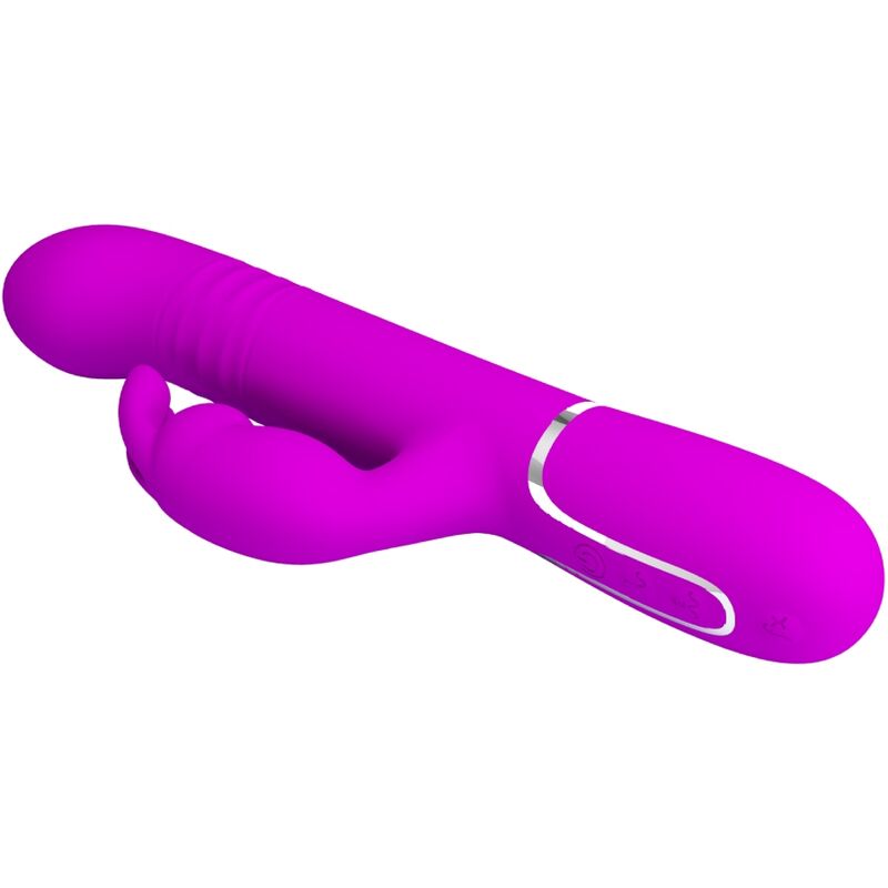 Vibratore rabbit perle vibranti Coale viola di Pretty Love, immagine 6