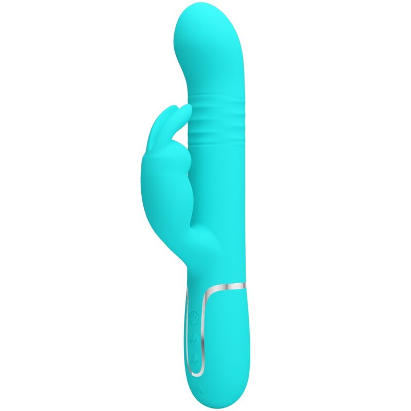 Vibratore Perle Coale rabbit verde acqua di Pretty Love