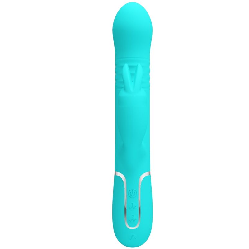 Vibratore Perle Coale rabbit verde acqua di Pretty Love, immagine 2