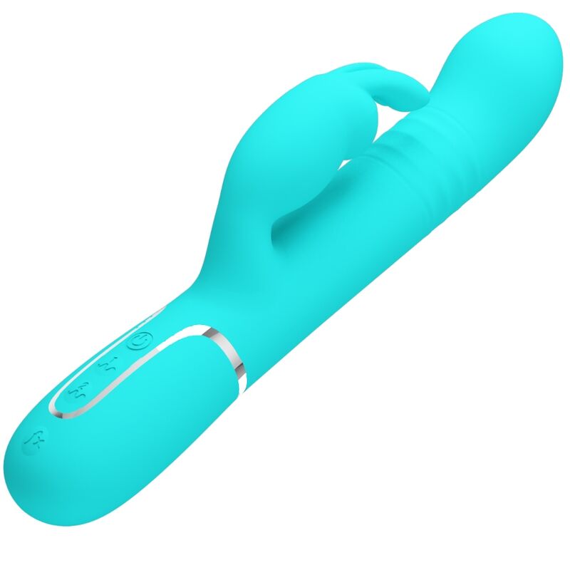Vibratore Perle Coale rabbit verde acqua di Pretty Love, immagine 4