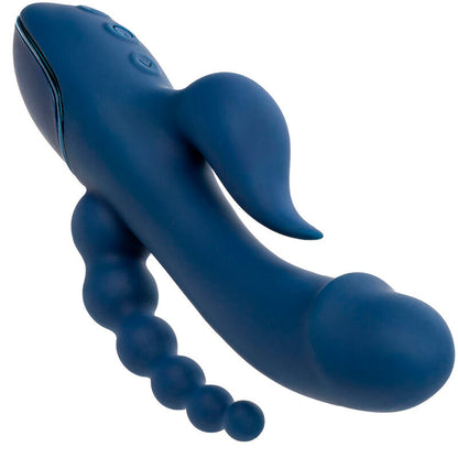 Vibratore triplo orgasmo blu di Calexotics, immagine 6