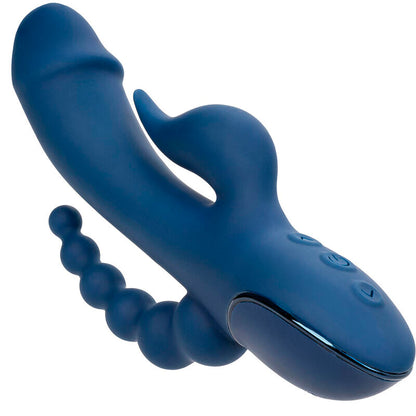 Vibratore triplo orgasmo blu di Calexotics, immagine 5
