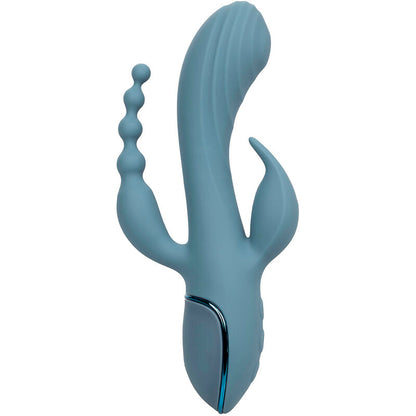 Vibratore triple ecstasy grigio di Calexotics, immagine 3