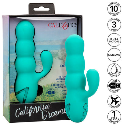 Vibratore del mar diva Rabbir aqua green di california dreaming di Calexotics