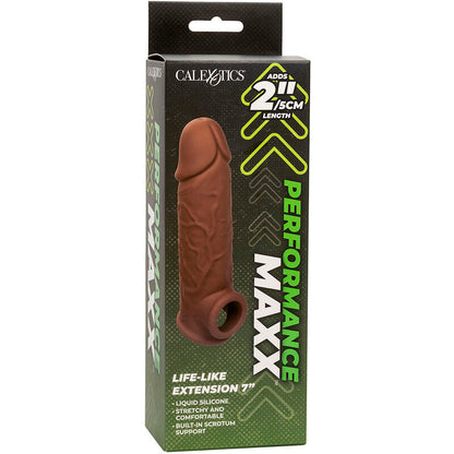 Pompa per pene performance maxx Life-like 7 pelle marrone di Calexotics, immagine 12