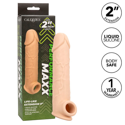 Pompa per pene performance maxx Life-like 8 pelle chiara di Calexotics, immagine 2