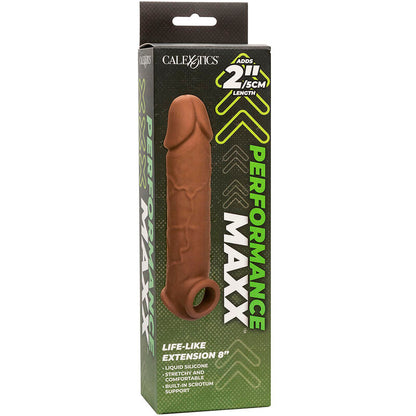 Pompa per pene performance maxx Life-like 8 pelle marrone di Calexotics, immagine 12