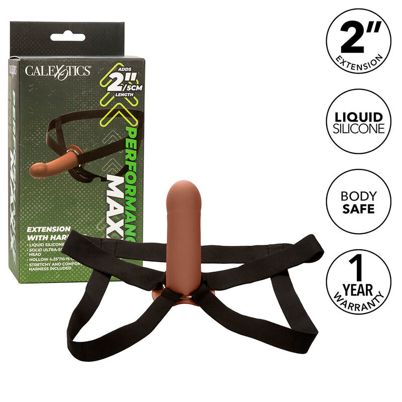 Estensione maxx performance con pelle marrone di Calexotics, immagine 2