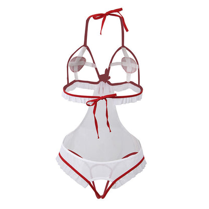 Costume sexy da infermiera senza cavallo L/XL di Subblime, immagine 5