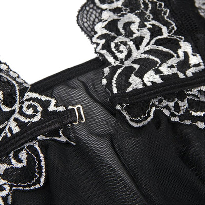 Babydoll in tessuto tulle pizzo S/M di Subblime, immagine 8