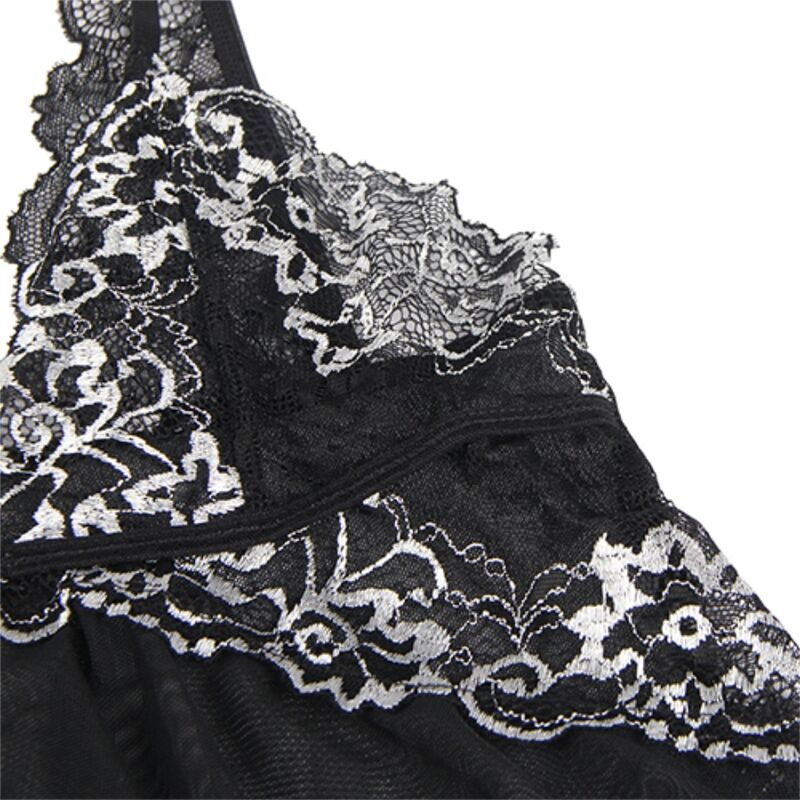Babydoll in tessuto tulle pizzo S/M di Subblime, immagine 10