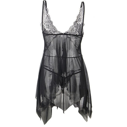 Babydoll in tessuto tulle pizzo sul petto L/XL di Subblime, immagine 6
