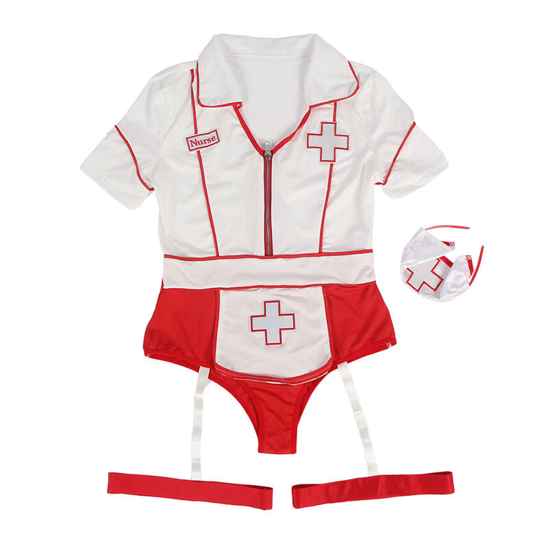 Costume da infermiera corpo sexy S/M di Subblime, immagine 4