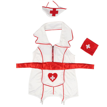 Vestito costume da infermiera sexy S/M di Subblime, immagine 5