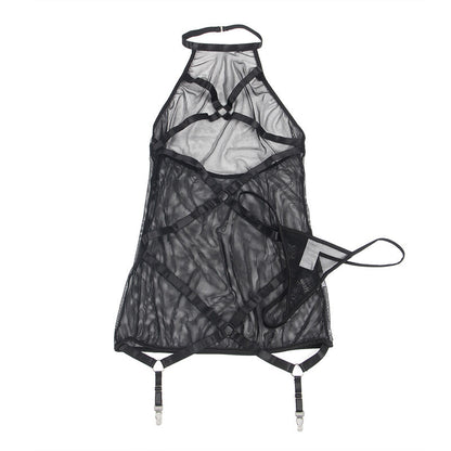 Abito trasparente con scollo Allacqua nero L/XL di Subllime, immagine 4