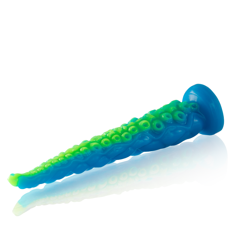 Dildo fluorescente con Tentacoli sottili di Scylla dimensioni grandi di Epic, immagine 6