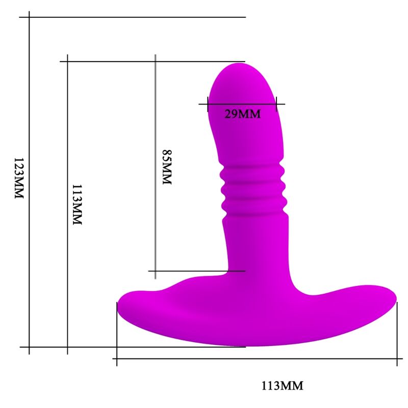 Sex toy anale Heather su e Gi? di Pretty Love, immagine 4