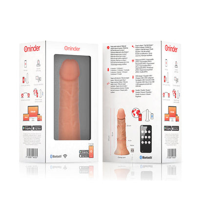Dildo vibratore piccolo Bogotá 9 velocità naturale 17.5 cm Ø 4 cm - APP gratuita di Oninder, immagine 7