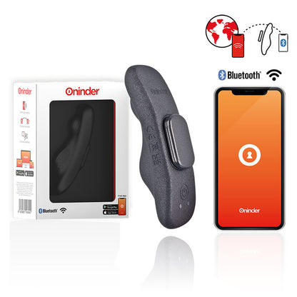 Vibratore ricaricabile Manila panty 9 velocità 9.6 cm x 2.6 cm - APP gratuita di Oninder