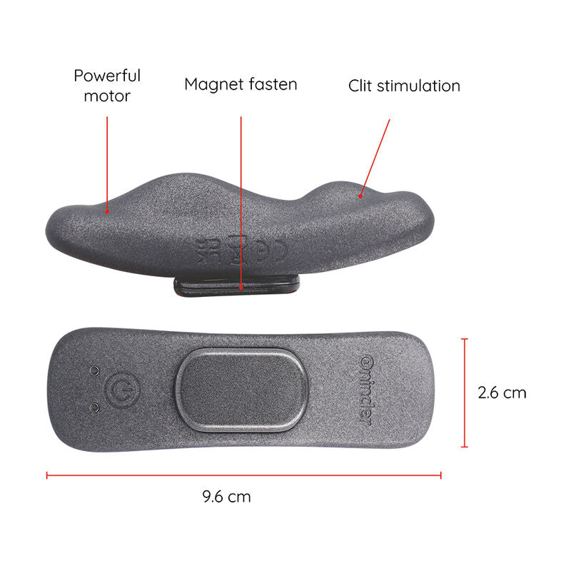 Vibratore ricaricabile Manila panty 9 velocità 9.6 cm x 2.6 cm - APP gratuita di Oninder, immagine 8