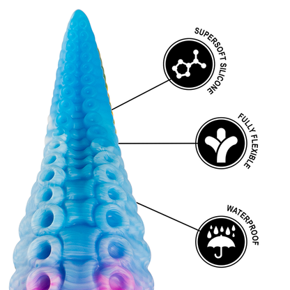 Dildo con Tentacoli blu Phorcys grande di Epic, immagine 7
