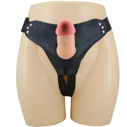 Slip Mavis harness universale con dildo 19 cm naturale di Pretty Love, immagine 3
