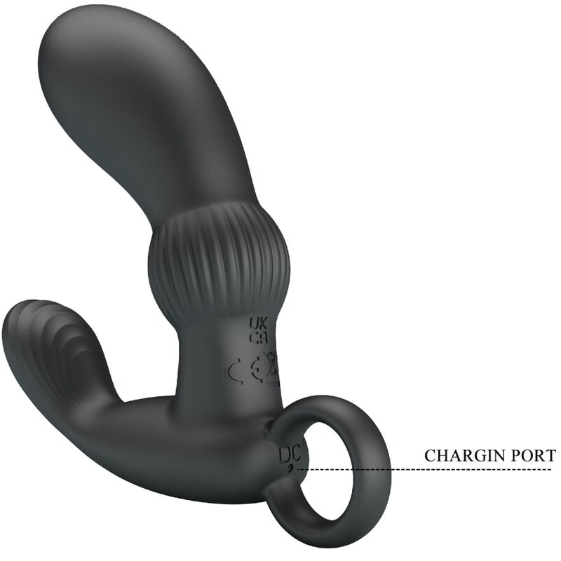 Vibratore anale Cayla massaggiatore nero di Pretty Love, immagine 7