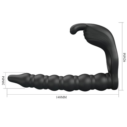 Anelli per pene con spina Blackney vibratore di Pretty Love, immagine 5
