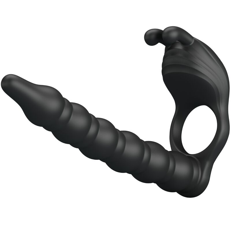 Anelli per pene con spina Blackney vibratore di Pretty Love, immagine 4