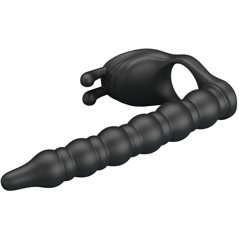 Anelli per pene con spina Blackney vibratore di Pretty Love, immagine 3