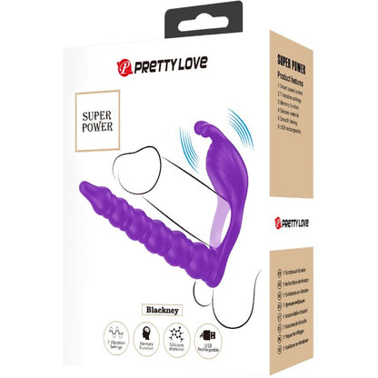 Anelli per pene con spina Blackney vibratore di Pretty Love, immagine 6