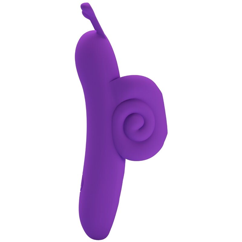 Stimolatore delle dita Snail potente viola di Pretty Love