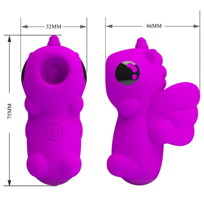 Massaggiatore wand mini giocattoli divertenti dello stimolatore magic Unicorn di Pretty Love, immagine 6