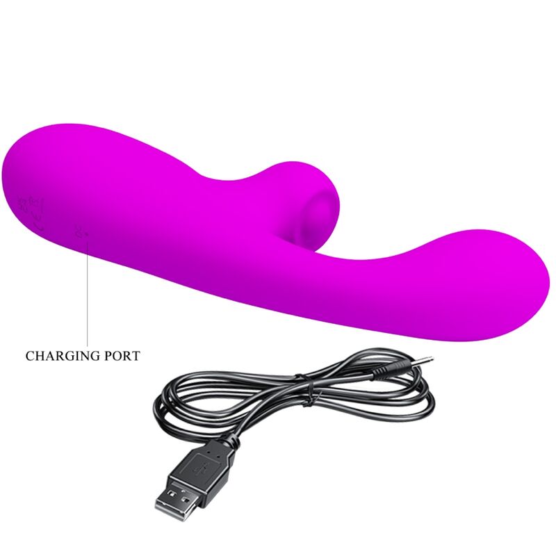 Vibratore Skylar stimolatore viola di Pretty Love, immagine 9