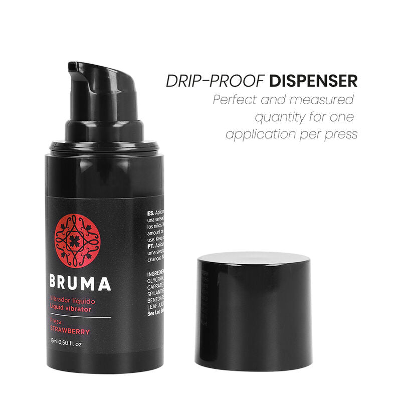 Vibratore liquido ultra scorrevole fragola 15 ml di Bruma, immagine 5