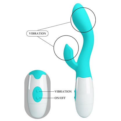 Vibratore Brighty G-spot verde acqua di Pretty Love, immagine 8