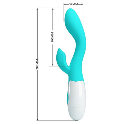 Vibratore Brighty G-spot verde acqua di Pretty Love, immagine 7