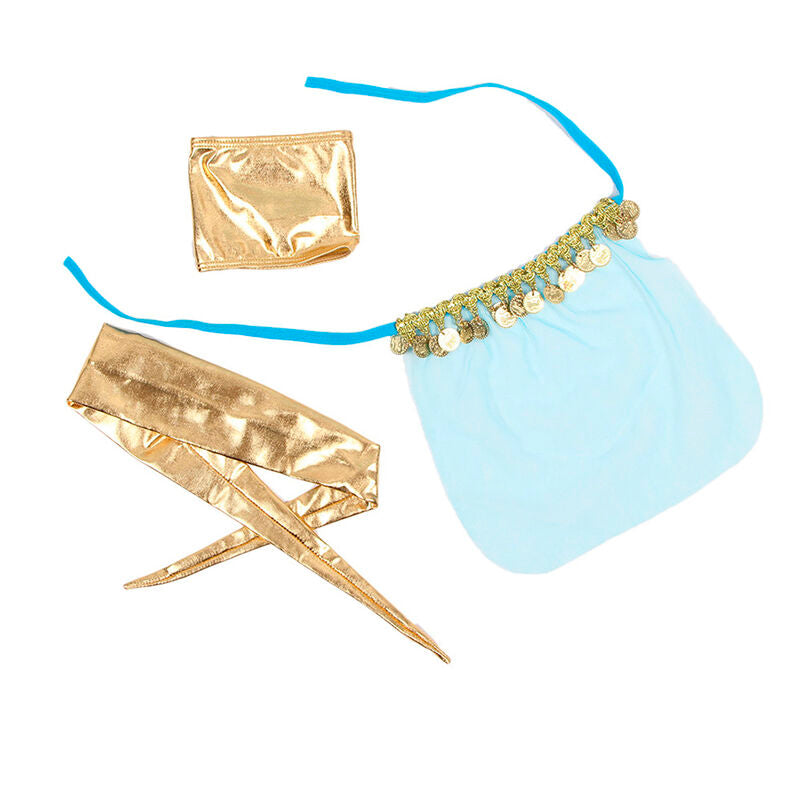 Set di lingerie blu stile India S/M di Subblime, immagine 5