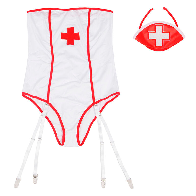 Costume da infermiera sexy con orsacchiotto S/M di Subblime, immagine 6