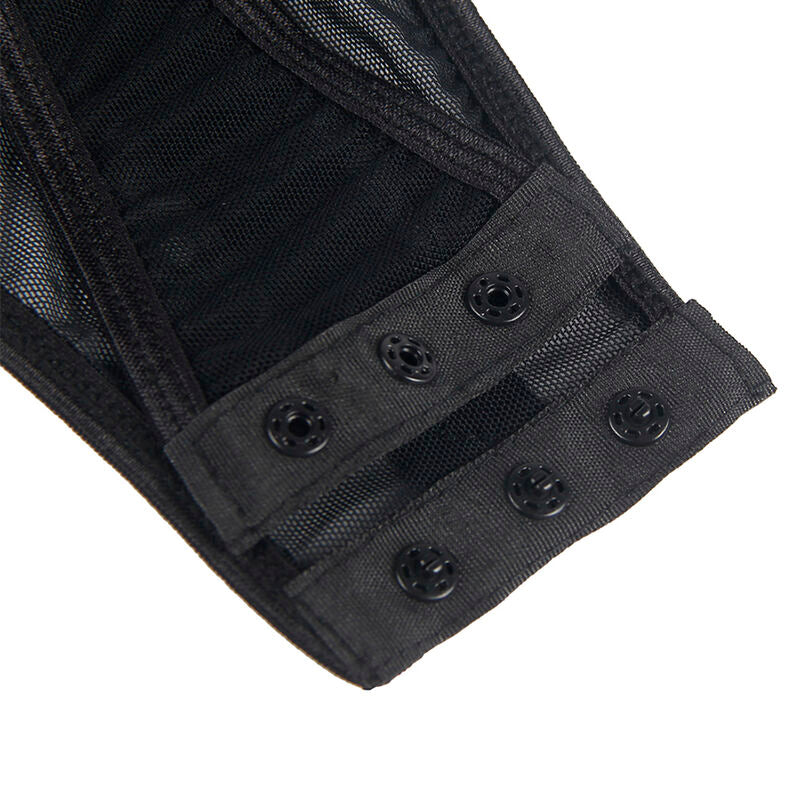 Accessorio sexy orsacchiotto con dettaglio Reggerizzato sul petto nero L/XL di Subblime, immagine 11