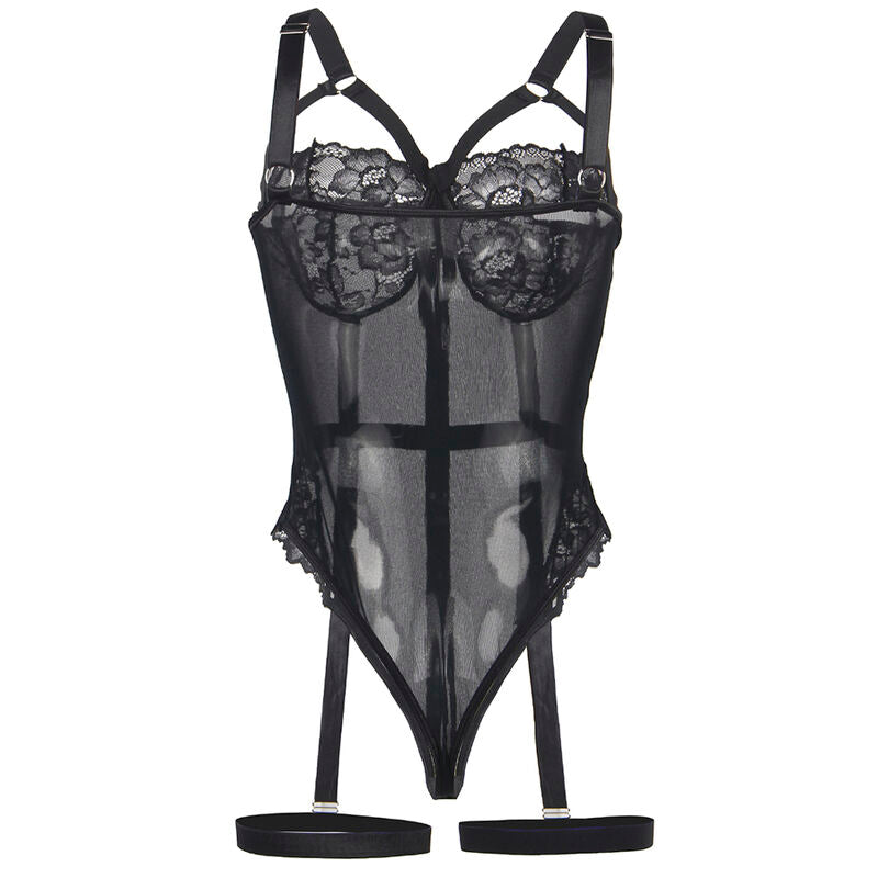 Accessorio sexy orsacchiotto con dettaglio Reggerizzato sul petto nero L/XL di Subblime, immagine 6