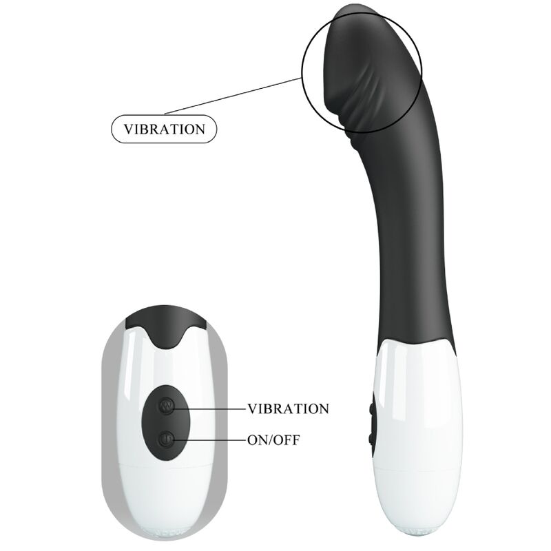 Vibratore Elemental G-spot 30 modalità nero di Pretty Love, immagine 8