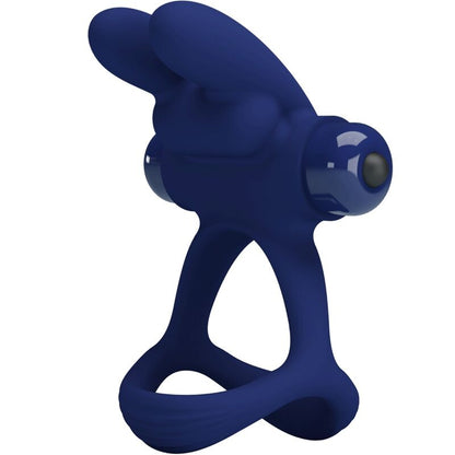 Anello vibrante Francisco doppio blu coniglio di Pretty Love, immagine 3